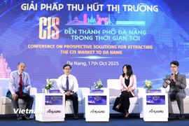 Tọa đàm giải pháp thu hút thị trường CIS đến Đà Nẵng thời gian đến. (Ảnh: PV/Vietnam+)