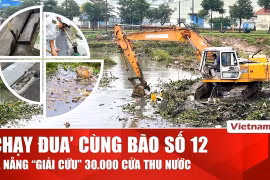 Đà Nẵng ứng phó mưa lớn sau bão số 12: Căng mình khơi thông dòng chảy, bảo vệ thành phố an toàn