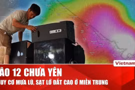 Từ bão số 12 đến vùng áp thấp: Thử thách mới cho miền Trung