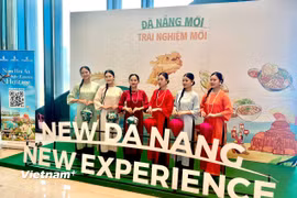 Họp báo công bố chương trình "Đà Nẵng mới - Trải nghiệm mới". (Ảnh: Thanh Phong/Vietnam+)