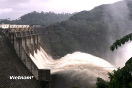 Hình minh họa thủy điện xả lũ. (Ảnh: PV/Vietnam+)