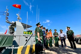 Cận cảnh tàu chiến Biên phòng Đà Nẵng trên trận tuyến chống khai thác IUU