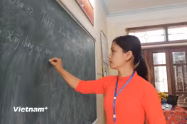Điểm chuẩn khối ngành sư phạm rất cao. (Ảnh: Phạm Mai/Vietnam+)