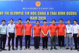 Đoàn Việt Nam tham gia Olympic Tin học châu Á-Thái Bình Dương (APIO) năm 2026 . (Ảnh: MOET)