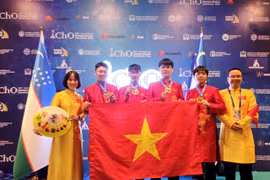 Đội tuyển quốc gia Việt Nam tại Olympic Hoá học quốc tế (IChO) 2026. (Ảnh: Bộ GD-ĐT)