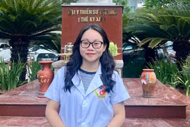 Ngô Hải An vừa xuất sắc đạt học bổng bác sỹ nội trú nhi khoa Trường Đại học VinUni. (Ảnh: NVCC)