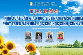Tọa đàm sẽ diễn ra tại Khu vực Triển lãm ngành Xuất bản, Trung tâm Triển lãm Việt Nam lúc 9h30 ngày 29/8. (Ảnh: PV/Vietnam+)
