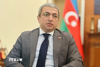 Đại sứ Azerbaijan tại Việt Nam Shovgi Kamal Oglu Mehdizade. (Ảnh: Việt Đức/TTXVN)