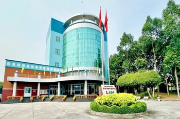 Trụ sở Đài Phát thanh và Truyền hình Long An hiện tại. (Nguồn: Báo Long An)