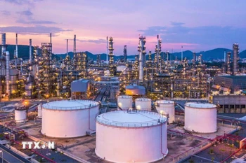 Cơ sở khai thác dầu của Công ty dầu khí quốc gia Aramco của Saudi Arabia. (Nguồn: globalenergyprize.org/TTXVN)