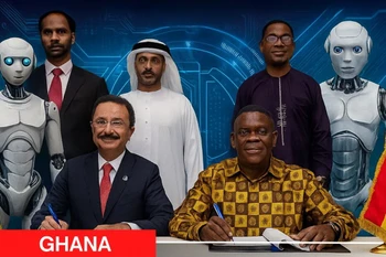 Lễ ký kết giữa Ghana và UAE. (Nguồn: The African Dream)