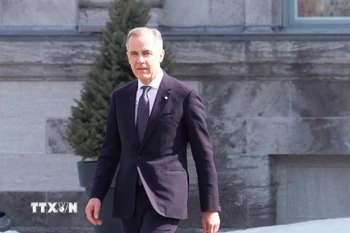 Thủ tướng Canada Mark Carney. (Ảnh: THX/TTXVN)