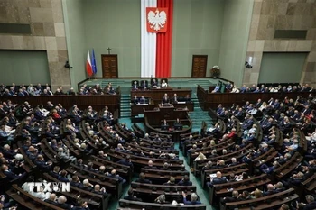 Một phiên họp của Quốc hội Ba Lan. (Ảnh: PAP/TTXVN)