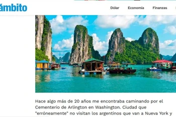 Bài viết trên tờ Ambito.