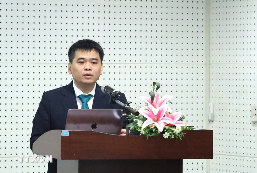 Tiến sỹ Phí Vĩnh Tường, Quyền Viện trưởng Viện Viện Kinh tế và Chính trị thế giới. (Ảnh: Anh Tuấn/TTXVN)