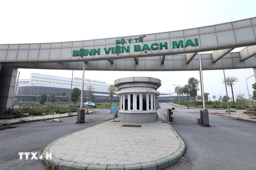 Cơ sở 2 Bệnh viện Bạch Mai. (Ảnh: Tuấn Anh/TTXVN)