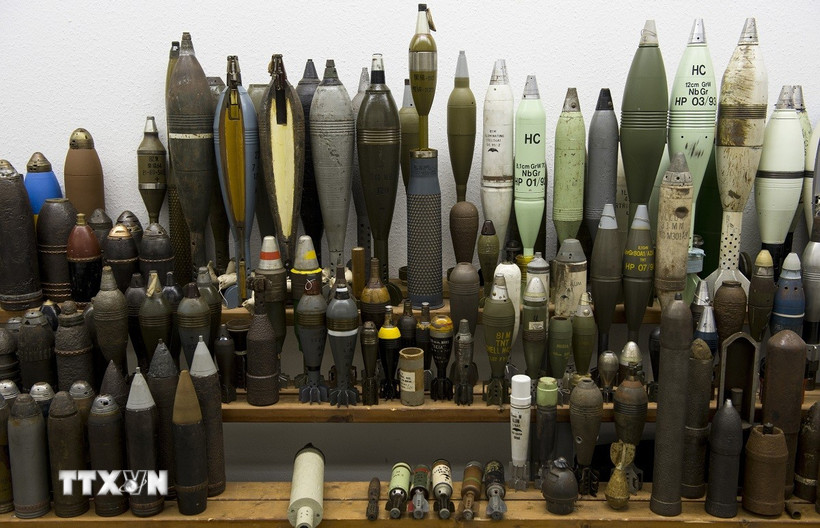 Các doanh nghiệp Thụy Sĩ sẽ được phép xuất khẩu vũ khí sang 25 quốc gia phương Tây. (Ảnh: AFP/TTXVN)