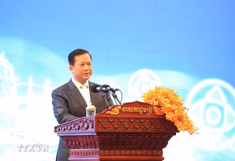 Thủ tướng Vương quốc Campuchia Hun Manet. (Ảnh: Huỳnh Thảo/TTXVN)