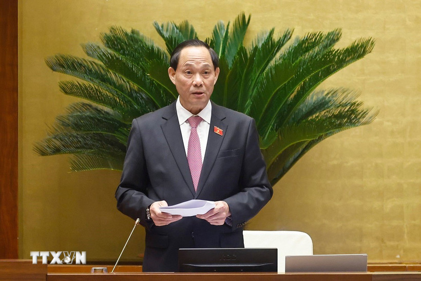 Phó Chủ tịch Quốc hội Trần Quang Phương phát biểu. (Ảnh: Doãn Tấn/TTXVN)