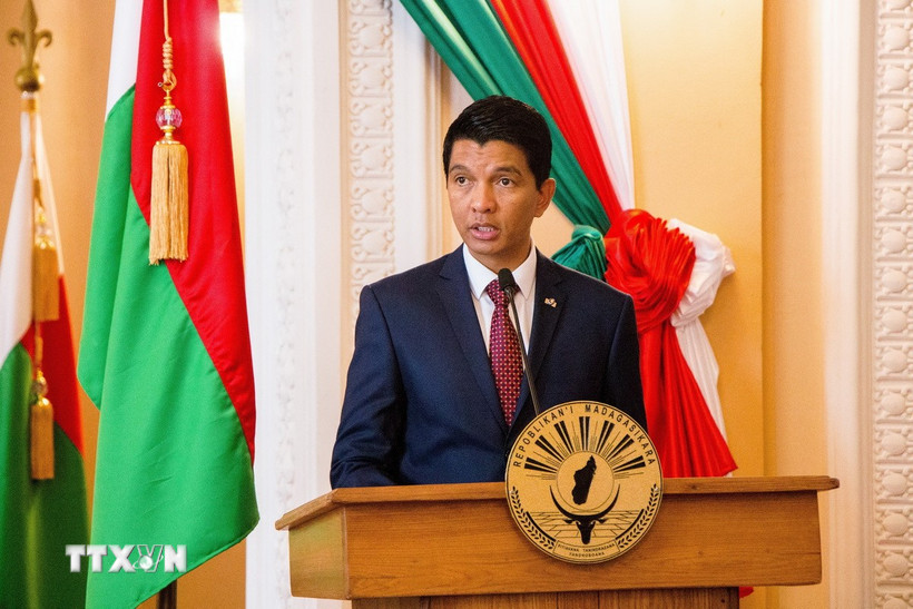 Tổng thống Madagascar Andry Rajoelina. (Ảnh: AFP/TTXVN)