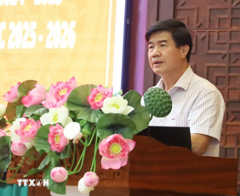 Ông Nguyễn Thiên Văn được giao quyền Chủ tịch Ủy ban Nhân dân tỉnh Đắk Lắk nhiệm kỳ 2021-2026. (Ảnh: Nguyên Dung/TTXVN)