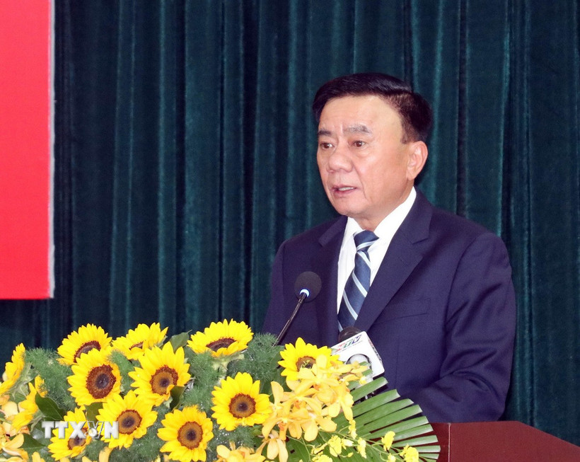 Thường trực Ban Bí thư Trần Cẩm Tú. (Ảnh: Tiến Lực/TTXVN)