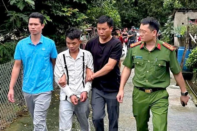 Đối tượng Hoàng Văn Tình giết người do tranh chấp ghế ngồi tại quán ăn đêm. (Ảnh: Công an Lai Châu)