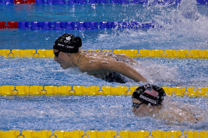 Các nữ vận động viên thi đấu tại Olympic 2024. (Ảnh: THX/TTXVN)