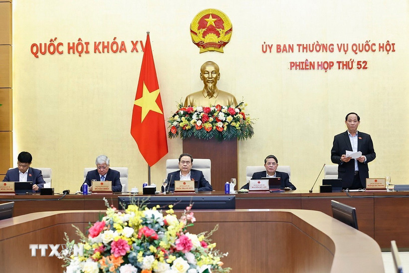 Phó Chủ tịch Quốc hội Trần Quang Phương phát biểu. (Ảnh: Doãn Tấn/TTXVN)