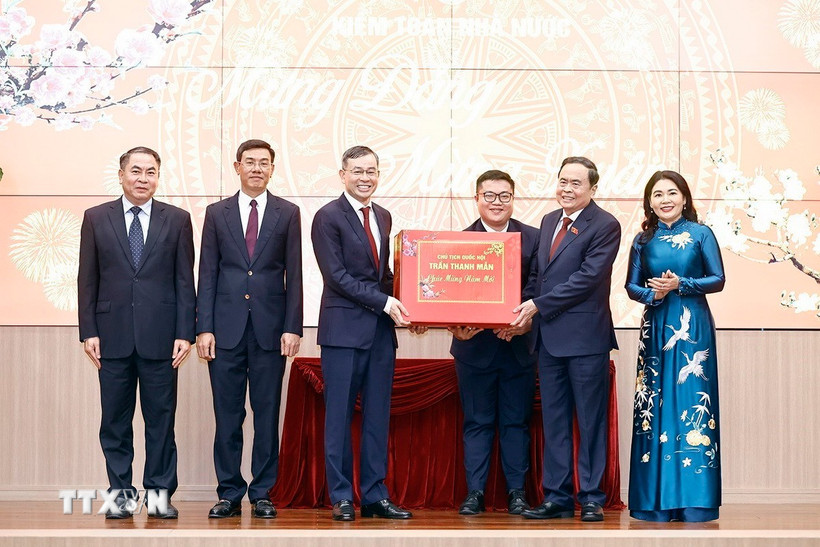 Đại biểu dự chương trình. (Ảnh: Doãn Tấn/TTXVN)