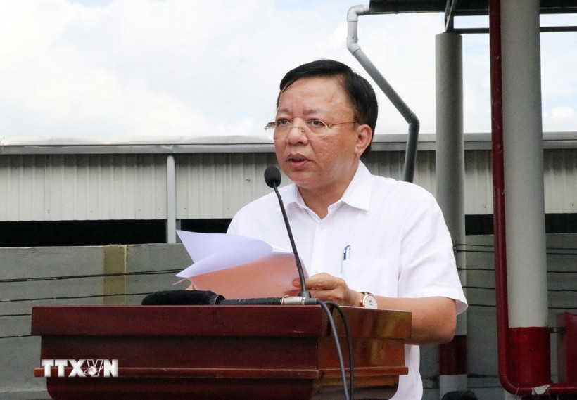 Ông Lê Huyền, Phó Chủ tịch Ủy ban Nhân dân tỉnh Khánh Hòa nhiệm kỳ 2021-2026. (Ảnh: Công Thử/TTXVN)