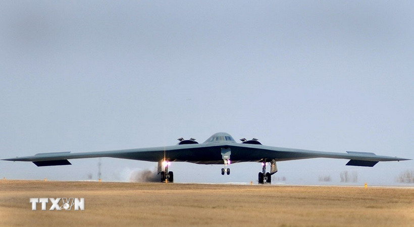 Máy bay ném bom B-2 Spirit. (Ảnh: foxnews.com/TTXVN)