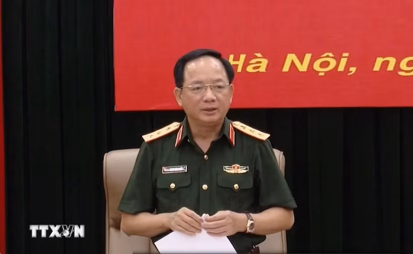 Thượng tướng Trịnh Văn Quyết. (Ảnh: Hồng Pha/TTXVN phát)