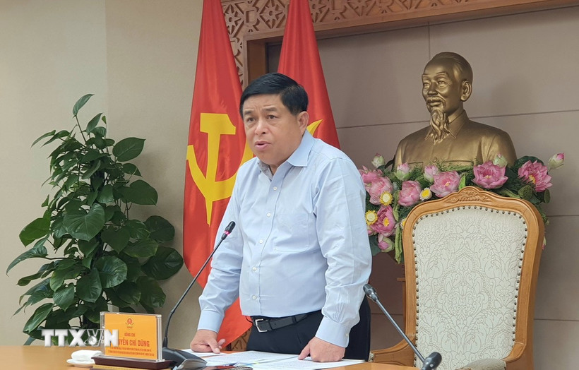 Phó Thủ tướng Nguyễn Chí Dũng phát biểu chỉ đạo. (Ảnh: Chu Thanh Vân/TTXVN)