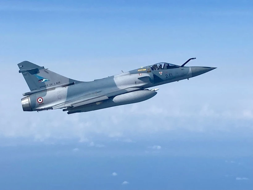 Chiến đấu cơ Mirage 2000. (Ảnh: AFP/TTXVN)