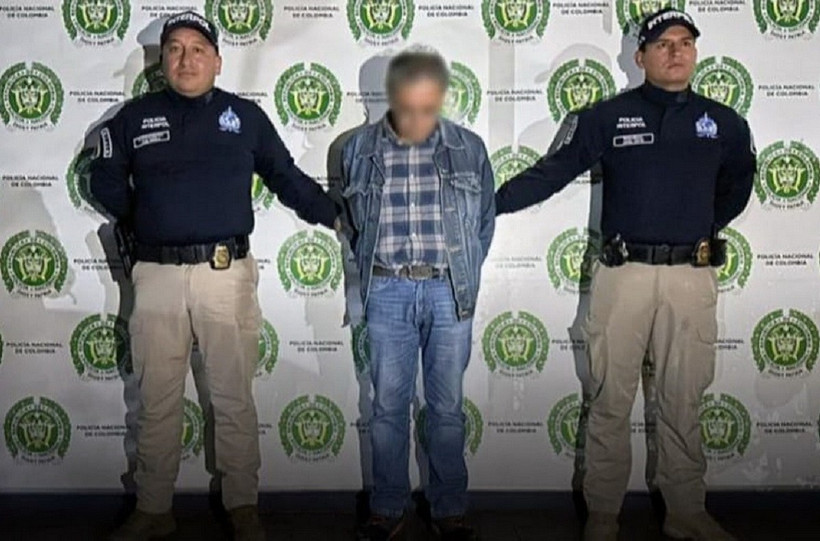 Cảnh sát bắt giữ 1 nghi phạm tại Colombia. (Nguồn: Interpol)