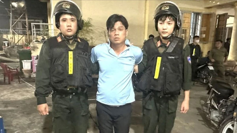 Việt bị bắt sau 3 giờ gây án rồi bỏ trốn. (Ảnh: Công an cung cấp)