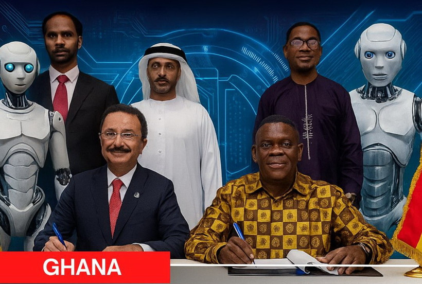 Lễ ký kết giữa Ghana và UAE. (Nguồn: The African Dream)