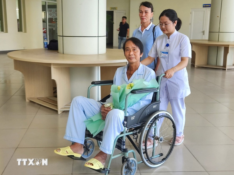 Sức khỏe người bệnh sau ghép tim xuyên Việt đã bình phục với các chỉ số lâm sàng ổn định. (Ảnh: Mai Trang/TTXVN)