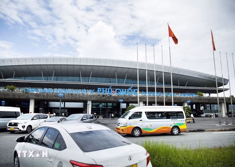 Sân bay Phú Quốc, thành phố Phú Quốc (Kiên Giang). (Ảnh: Hồng Đạt/TTXVN)
