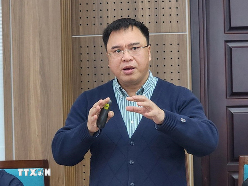 Giáo sư, Tiến sỹ Nguyễn Quốc Sửu, Phó Giám đốc Học viện Hành chính và Quản trị công. (Ảnh: Chu Thanh Vân/TTXVN)