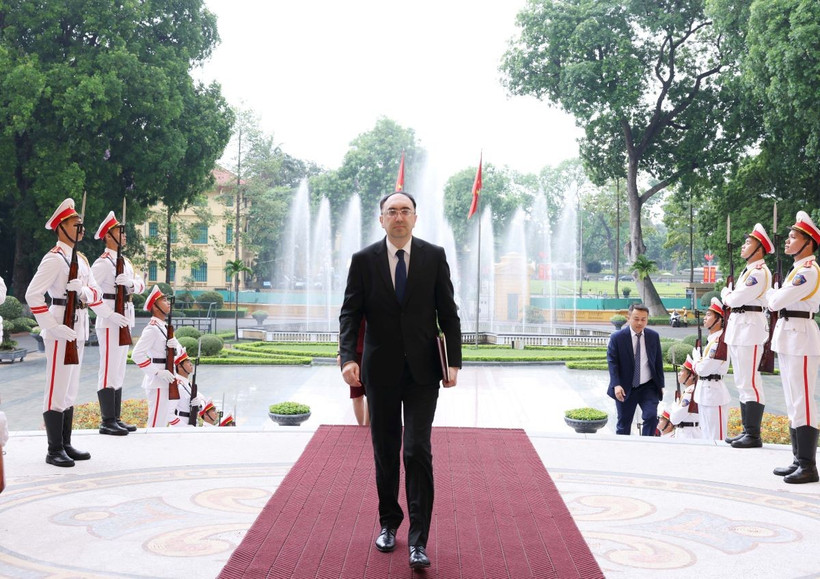 Đại sứ Armenia tại Việt Nam Suren Baghdasaryan. (Ảnh: Thống Nhất/TTXVN)