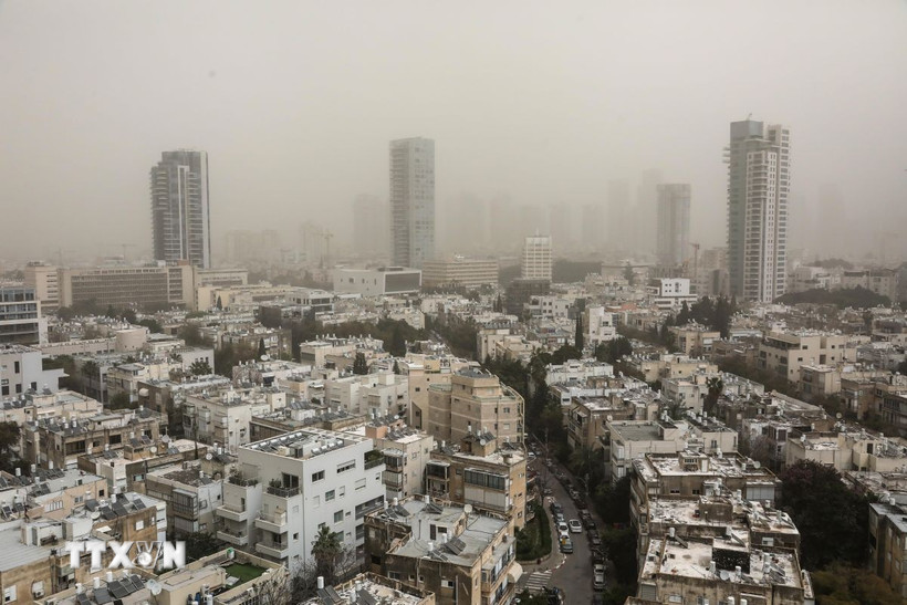 Quang cảnh Tel Aviv, Israel. (Ảnh: THX/TTXVN)