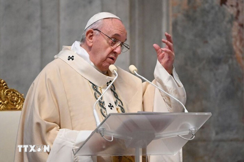 Giáo hoàng Francis. (Ảnh: IRNA/TTXVN)