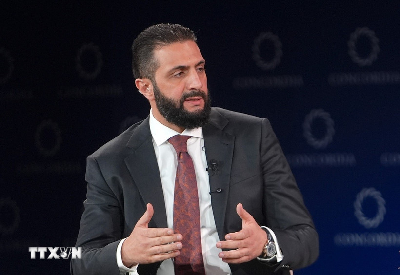 Tổng thống Syria Ahmed al-Sharaa. (Ảnh: AA/TTXVN)