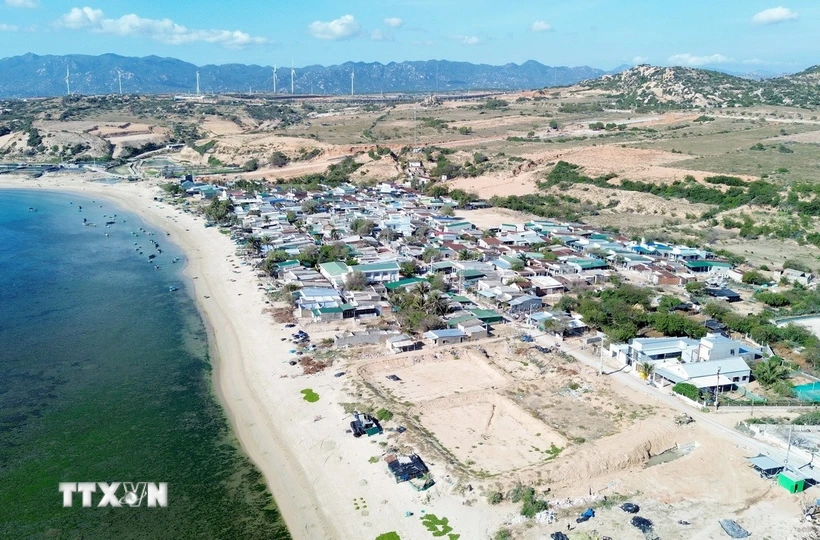 Dự án Nhà máy điện hạt nhân Ninh Thuận 1 dự kiến xây dựng tại thôn Vĩnh Trường, xã Phước Dinh, huyện Thuận Nam. (Ảnh: Nguyễn Thành/TTXVN)