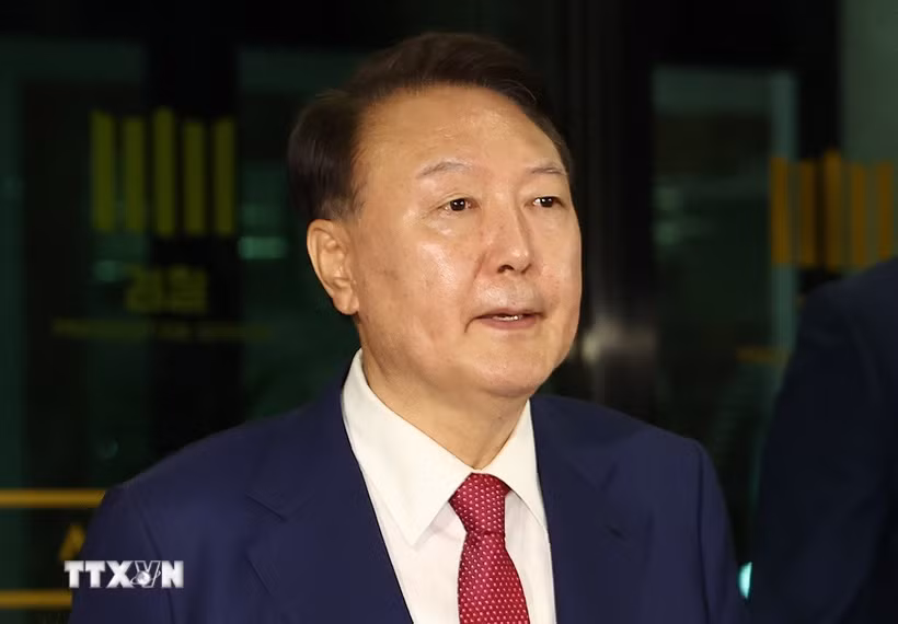 Cựu Tổng thống Hàn Quốc Yoon Suk Yeol. (Ảnh: Yonhap/TTXVN)