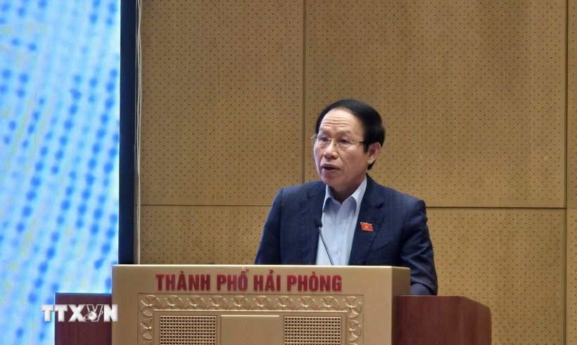 Ông Lê Tiến Châu, Bí thư Thành ủy Hải Phòng. (Ảnh: Minh Thu/TTXVN)