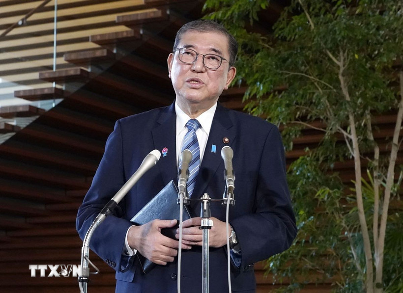 Thủ tướng Nhật Bản Shigeru Ishiba. (Ảnh: Kyodo/TTXVN)