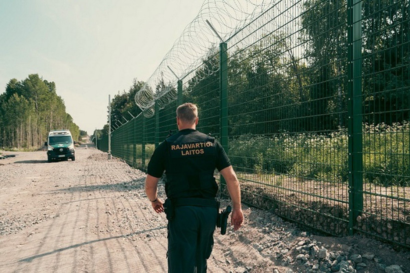 Hàng rào dọc biên giới phía Đông với Nga. (Nguồn: Biên phòng Phần Lan)
